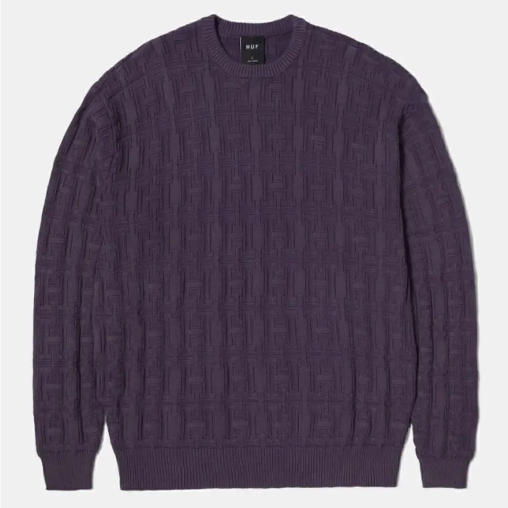 HUF Interlaced Jacquard Crew Sweater